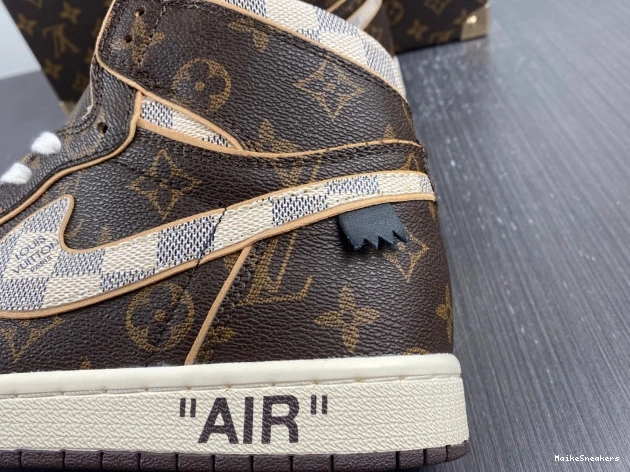 MaikeSneakers x Air Jordan 1 LV OFF-WHITE 0812